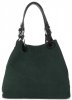 Kožené kabelka shopper bag Vittoria Gotti lahvově zelená V90047CH